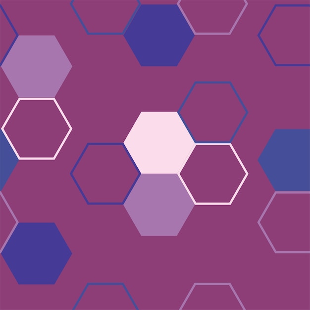 Fondo abstracto de azulejos hexágonos modernos