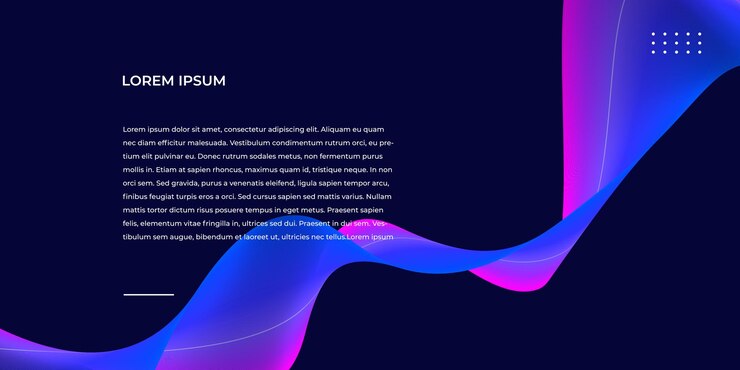 fondo abstracto de banner web con color degradado