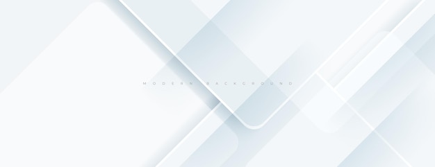 fondo abstracto blanco con composición cuadrada redondeada diagonal adecuada para el sitio web de presentación de carteles de banner, etc.