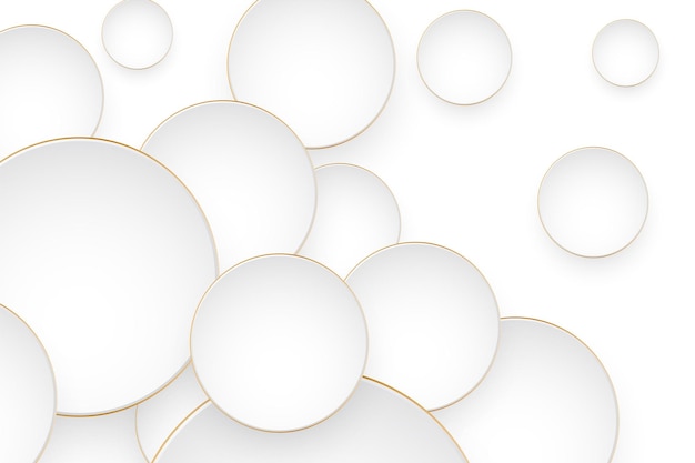 Fondo abstracto blanco en el diseño 3D