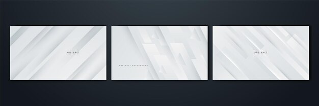 Fondo abstracto blanco Diseño de fondo moderno abstracto gris blanco Diseñado para plantilla de póster en fondo web banner plantilla de redes sociales fondo de aplicación presentación de negocios
