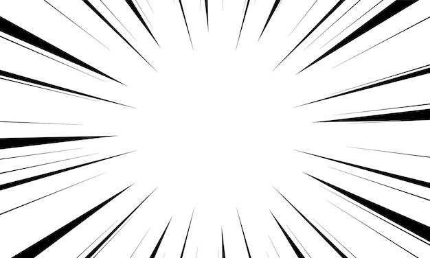 Fondo abstracto blanco con diseño vectorial de velocidad de estilo futurista, moderno y de ráfaga de rayos negros