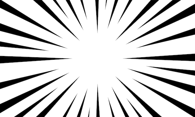 Fondo abstracto blanco con diseño vectorial de velocidad de estilo futurista, moderno y de ráfaga de rayos negros