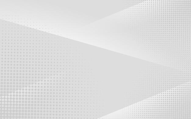Fondo abstracto blanco Fondo de diseño de puntos de medio tono