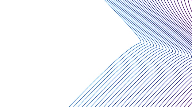 Fondo abstracto blanco con línea curva roja y azul para fondo o presentación