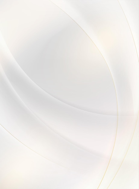 Fondo abstracto blanco con líneas doradas