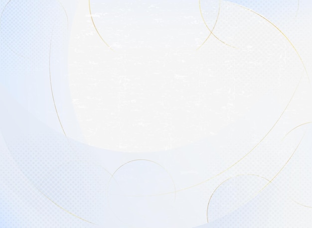 Fondo abstracto blanco con líneas doradas