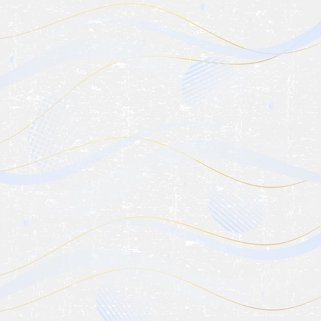 Fondo abstracto blanco con líneas doradas