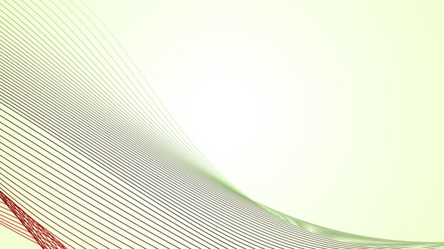 Fondo abstracto blanco y menta con imagen vectorial de papel tapiz de línea curva como telón de fondo