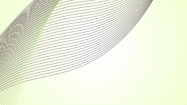 Fondo abstracto blanco y menta con imagen vectorial de papel tapiz de línea curva como telón de fondo