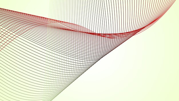 Fondo abstracto blanco y menta con imagen vectorial de papel tapiz de línea curva como telón de fondo