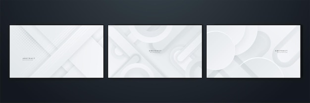 Fondo abstracto blanco moderno