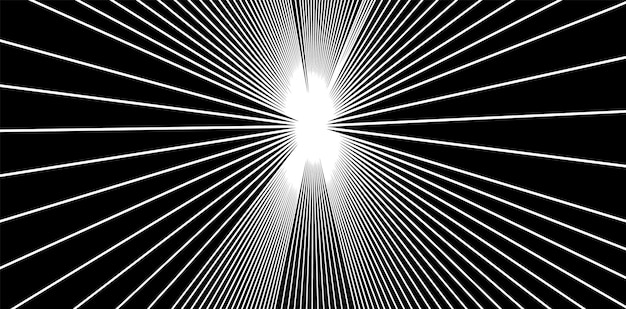 Fondo abstracto blanco y negro Fondo geométrico vectorial mínimo con líneas