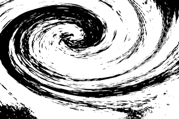 Vector un fondo abstracto en blanco y negro con un remolino en el centro.