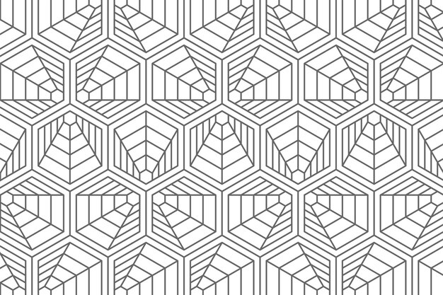 fondo abstracto blanco con patrón moderno y hexagonal