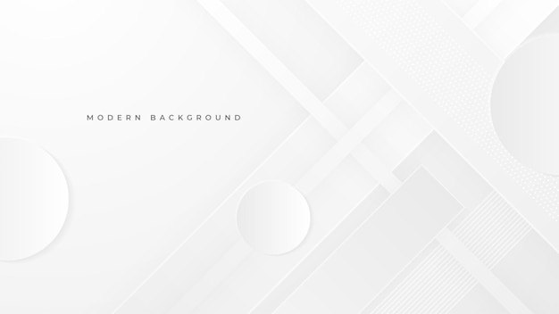 Fondo abstracto blanco Plantilla de fondo de patrón de banner de diseño gráfico abstracto de vector