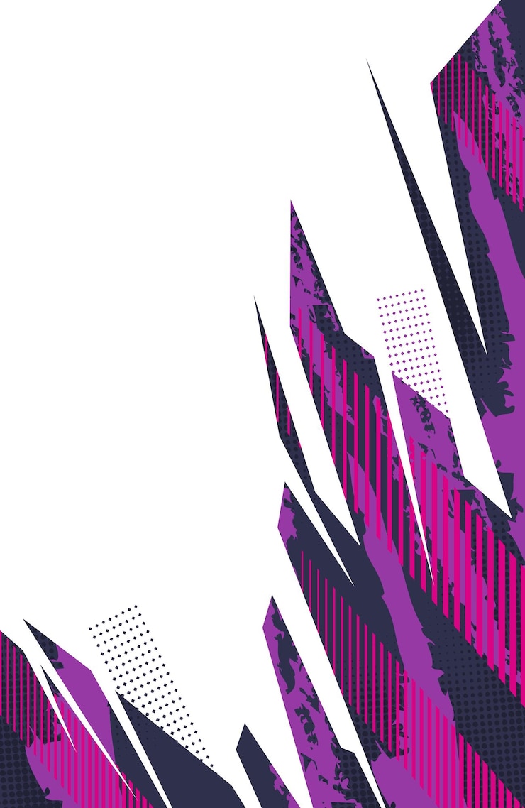 Vector fondo abstracto blanco y púrpura con textura grunge y plantilla de ilustración de diseño moderno para