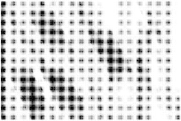 Fondo abstracto blanco con textura grunge de semitono de puntos de ruido de grano de película negra para diseño