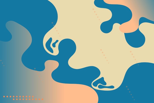 Fondo abstracto de blob degradado