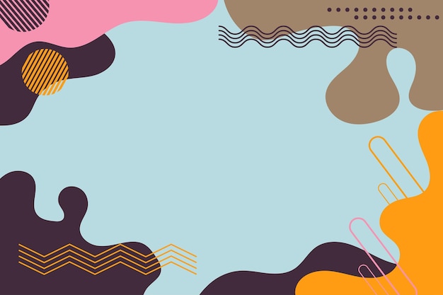 Fondo abstracto de blob degradado