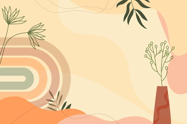 fondo abstracto boho contemporáneo