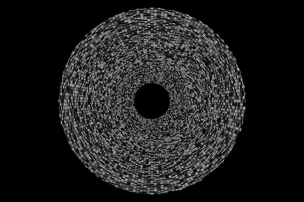 Fondo abstracto de bola de círculo de medio tono blanco