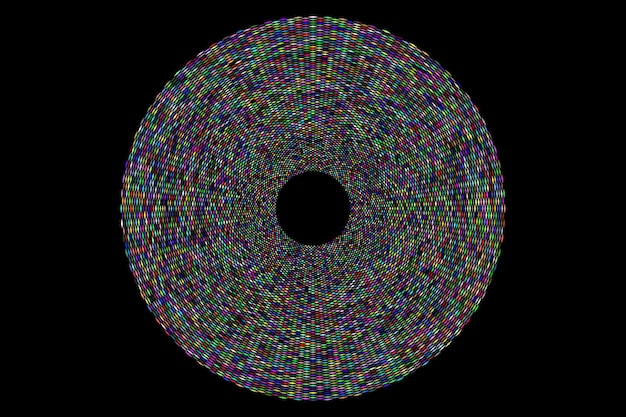 Fondo abstracto de bola de círculo de medio tono colorido