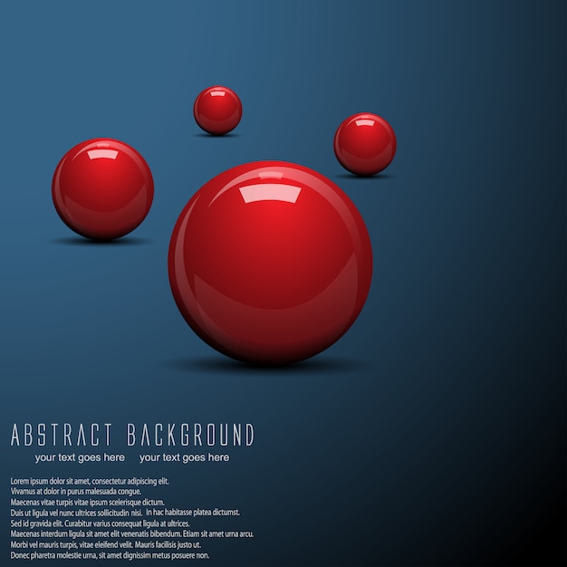 Fondo abstracto de la bola.
