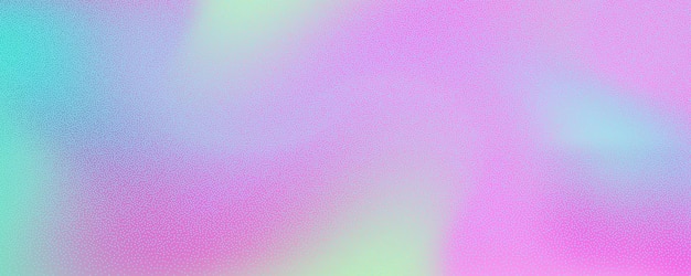 Fondo abstracto con un borrón holográfico con un gradiente de color textura de ruido de grano