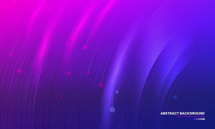 Un fondo abstracto brillante y brillante de neón