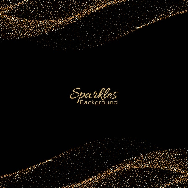 Fondo abstracto de brillos dorados