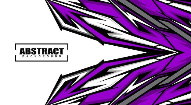 Fondo abstracto para carreras deportivas Vector Premium morado