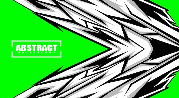 Fondo abstracto para carreras deportivas Vector Premium verde