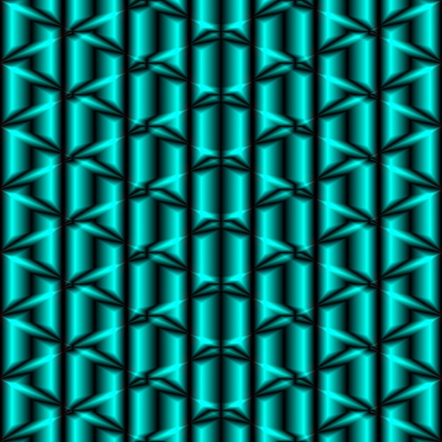 Fondo abstracto cian Patrón sin costuras Ilustración vectorial