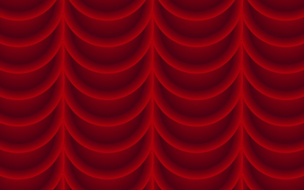 Vector fondo abstracto circular rojo moderno