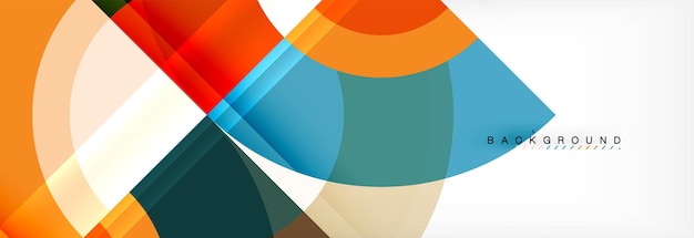 Fondo abstracto circular vectorial