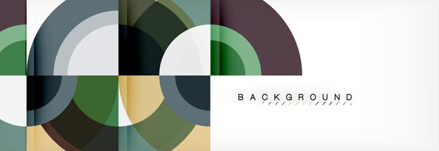 Fondo abstracto circular vectorial