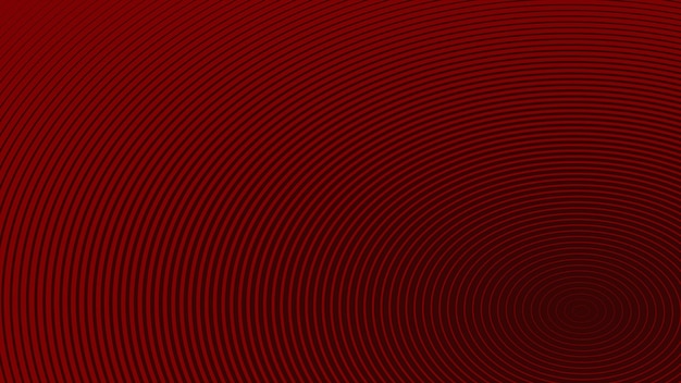 Fondo abstracto de círculo de línea roja oscura para telón de fondo o presentación