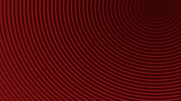 Fondo abstracto de círculo de línea roja oscura para telón de fondo o presentación