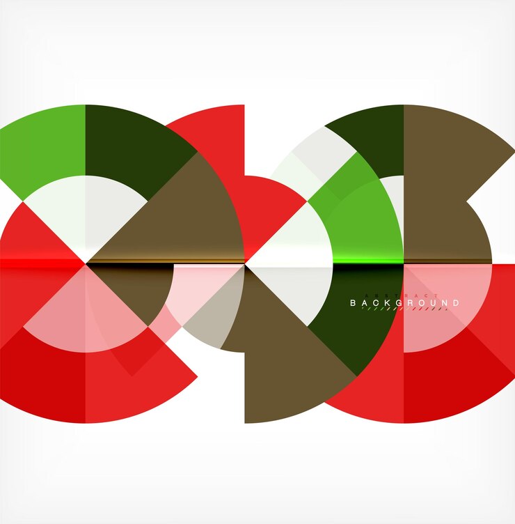 Vector fondo abstracto del círculo moderno