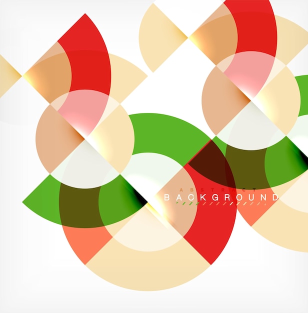 Fondo abstracto del círculo moderno