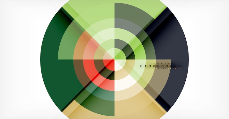 Vector fondo abstracto del círculo vectorial