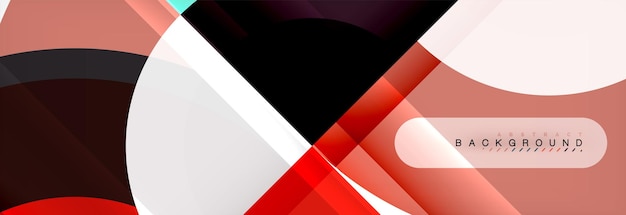 Fondo abstracto del círculo vectorial