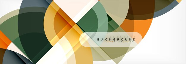 Fondo abstracto del círculo vectorial