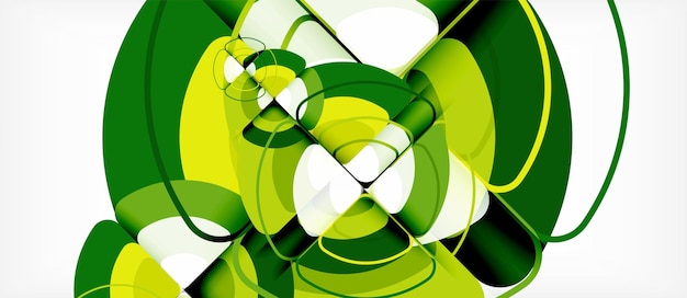 Fondo abstracto del círculo