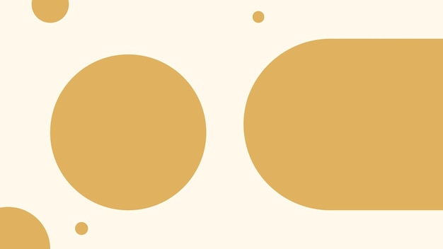 Fondo abstracto con círculos en colores beige y marrón Ilustración vectorial