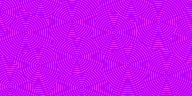 Fondo abstracto de círculos concéntricos en colores morados