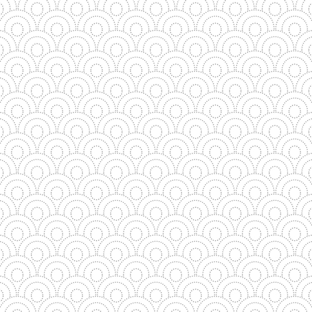 Fondo abstracto de círculos negros