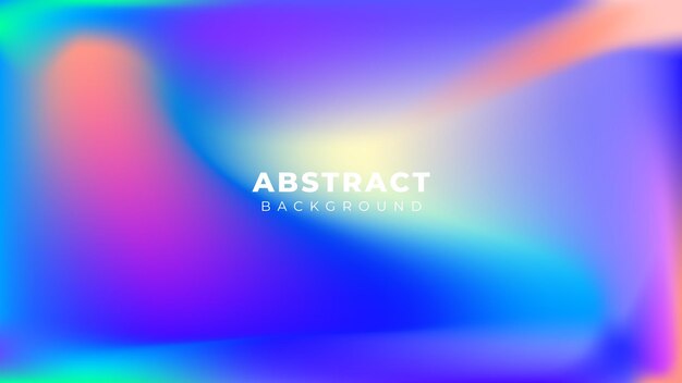 Fondo abstracto de color borroso del arco iris con transiciones suaves de gradiente de colores iridescentes
