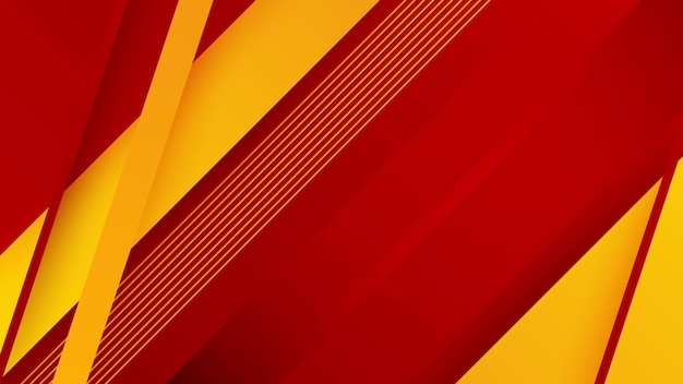 Fondo abstracto con color degradado rojo naranja amarillo Vector diseño gráfico abstracto patrón de banner plantilla web para diseño de presentación volante portada de redes sociales banner web banner tecnológico